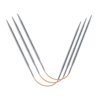 Thumbnail for Addi GS16120264 Strumpfstricknadeln CraSyTrio Long, Stahl, 26 cm/ 4,0 mm, Gold im Sale