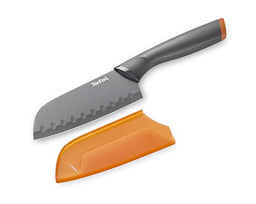 Tefal Fresh Kitchen K12201 Santoku knife 12 cm, anthracite/orange on sale