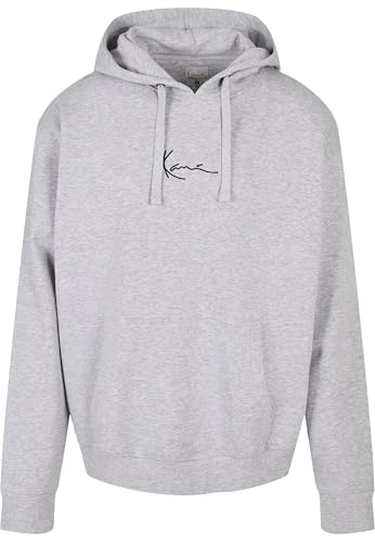 Karl Kani Männer KKMQ32061GRY Small Signature Hoodie ash Grey Grey im Sale
