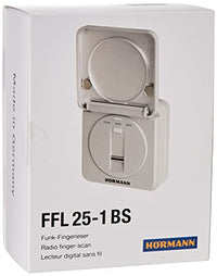 Thumbnail for Hörmann radio fingerprint reader FFL BS (868 MHz, for up to 25 fingerprints, hinged cover, color RAL 9006) 4511870, gray