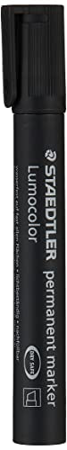 Staedtler 350-9 - Marker Lumocolor, permanent, chisel tip, black, one size on sale