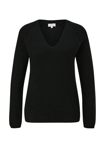 s.Oliver Damen 2151524 Pullover, 9999 Schwarz, 42 im Sale