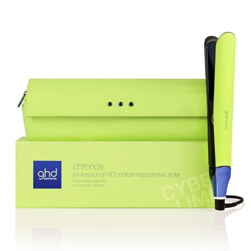 ghd Chronos hair straightener Cyber ​​Lime – Color Crush collection on sale
