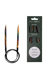 Thumbnail for Lana Grossa circular knitting needle design wood multicolor 60-3.5 on sale