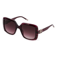 Thumbnail for Escada Damen Sesc22 Sonnenbrille, Gestreift, Icon Bordeaux, 52 im Sale