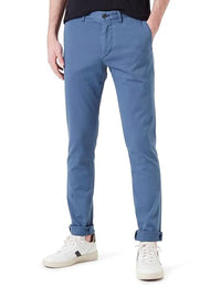 Thumbnail for Tommy Hilfiger Herren Chinos Chino Bleecker Structure Gmd Stretch, Blau (Aegean Sea), 31W / 34 im Sale