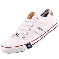 Thumbnail for MUSTANG Herren Canvas Sneaker Weiß, Schuhgröße:EUR 40 im Sale