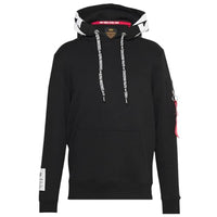 Thumbnail for Alpha Industries Herren Alpha Hoody Kapuzensweat Kapuzenpullover, Black, im Sale