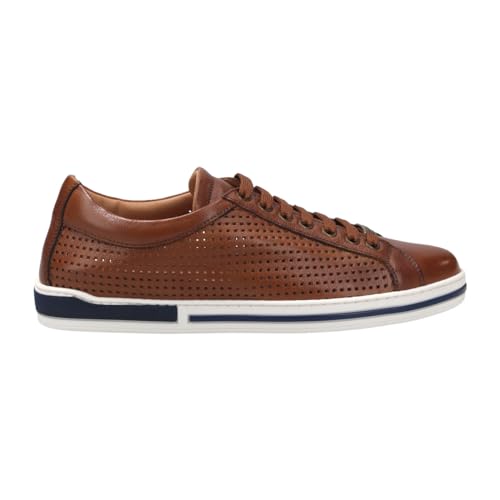 Galizio Torresi Sneaker 417530A V19856, gelocht/geflochten, Braun, Herren EU 44 im Sale