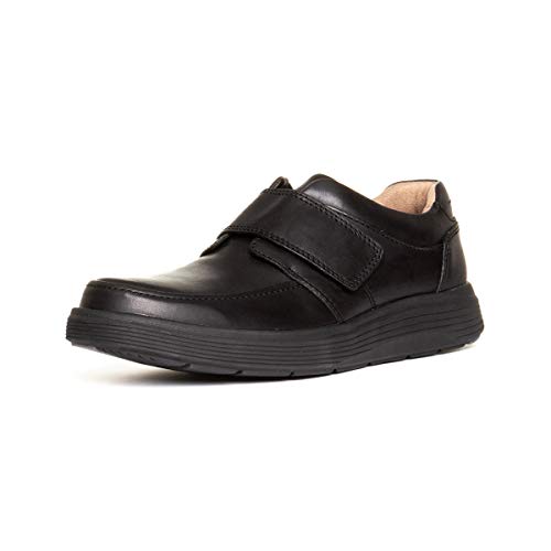 Clarks Herren Cotrell kostenlos Slipper, Black Oily Leather, 43 EU im Sale