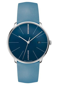 Thumbnail for JUNGHANS Damenuhr Meister Fein Automatic mit Diamanten Blau 27/4356.00 im Sale