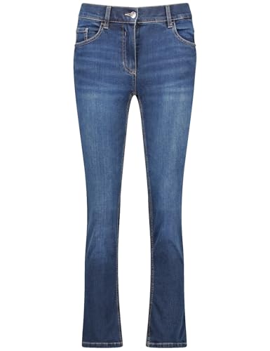 Gerry Weber Damen 5-Pocket ALIS꞉SA Kurzgröße unifarben 7/8 Länge, reguläre Länge Black Black Denim 40 im Sale