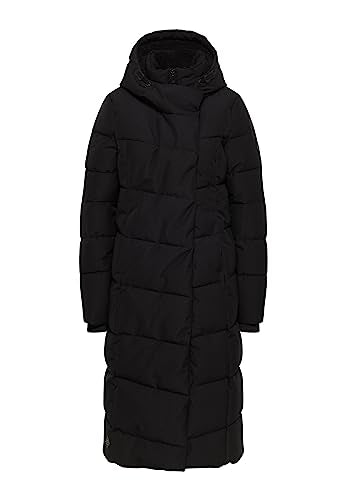 Ragwear Pavla Long women's coat black 100% Polyester Streetwear on Sale