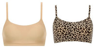 Thumbnail for Chantelle SOFTSTRETCH, Bustier Mit Soft Cups, Rundhalsausschnitt, Unnsichtbare Unterwäsche für Damen Damen Softstretch BH, Leopard Nude, M/ im Sale