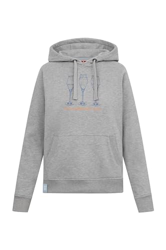 derbe Hoodie Die Klügere Damen Grau XL | Kapuzenpullover | Hamburg | Frauen