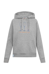 Thumbnail for derbe Hoodie Die Klügere Damen Grau XL | Kapuzenpullover | Hamburg | Frauen