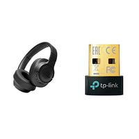 Thumbnail for JBL Tune 710 BT – Faltbare Bluetooth Over-Ear Kopfhörer in Schwarz – Kabellose Ohrhörer mit JBL Pure Bass Sound & TP-Link UB500 Nano USB Bluetooth 5.0 Adapter Dongle im Sale