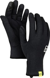 Thumbnail for ORTOVOX 185 Rock'n'Wool Glove Liner Sporthandschuhe, Black Raven,  Herren im Sale