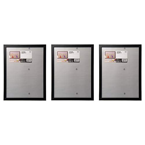 Ikea Fiskbo Frame, Plastic and Fiberboard, 30 x 40 cm, Black, 3 Pack