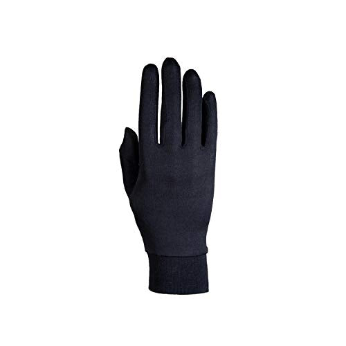 Roeckl Erwachsene Silk Unterziehhandschuhe, Schwarz, im Sale