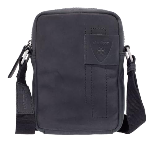 Strellson - Umhängetasche Herren, Schultertasche in Schwarz, Crossbodybag mit Reißverschluss - Richmond Clint Shoulderbag im Sale