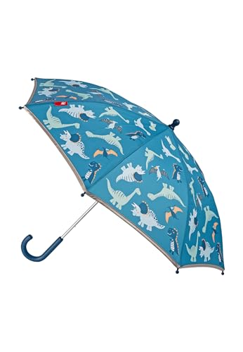 Sigikid Regenschirm Dino Kinderschirm, 75 cm blau,Onesize im Sale