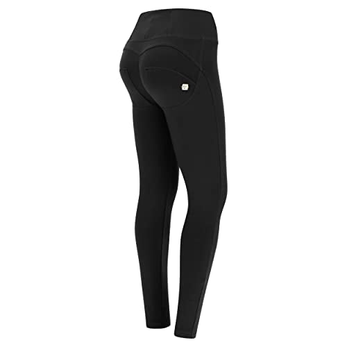 Freddy - WR.up Push Up High-Waisted Superskinny Cotton Pants, Black, on Sale