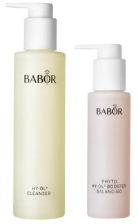 Thumbnail for BABOR Cleansing Set for oily skin, with Hy-Oil Cleanser and Hy-Oil Booster Balancing Herbal Extract, for deep pore cleansing, 2-piece set on sale