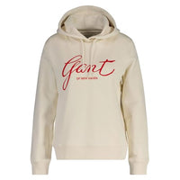 Thumbnail for GANT Damen REG Script Hoodie Kapuzenpullover, Cream, 42 im Sale