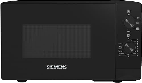 Siemens FF020LMW0 iQ300 Mikrowelle, x 26 cm, 800 Watt, Drehteller 27 cm, Türanschlag links, LED-Innenbeleuchtung, Weiß im Sale