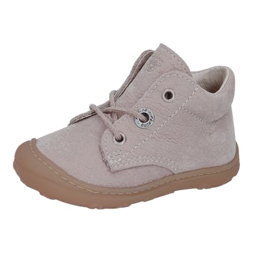 RICOSTA Unisex Stiefel Cory, Baby und Kleinkinder Lauflernschuhe, Weite: Schmal, lose Einlage, terracare, Booties, Leder, kies (650), 19 EU im Sale