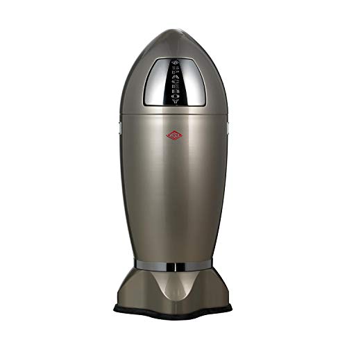 Wesco Spaceboy waste bin nickel silver 35 liters on sale