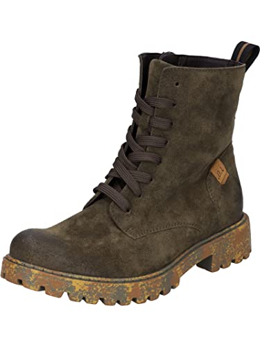 Josef Seibel Damen Combat Boots Marta 02,Weite G (Normal),Wechselfußbett,Kurzstiefel,uebergangsschuhe,uebergangsstiefel,Grün (moos),39 EU im Sale