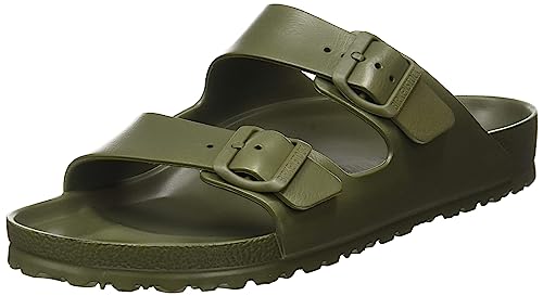 BIRKENSTOCK men's slides, khaki, EU on sale