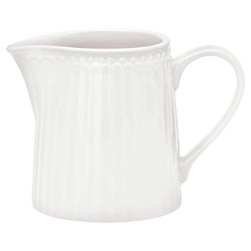 GreenGate Milk Jug Alice White Cream Jug Everyday Tableware White