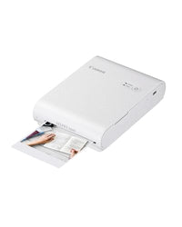 Thumbnail for Canon SELPHY SQUARE QX10 Mini Photo Printer Mobile Portable on the Go (Square Print 6.8 x 6.8cm with Adhesive Backing, Built-in Battery, Wi-Fi, Canon App, Dye-Sublimation) White [+ 3-Print Set] on Sale