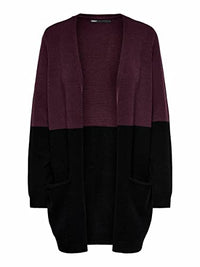Thumbnail for ONLY Damen Lange Strickjacke mit Taschen Knitted Stretch Casual Cardigan Open Langarm Basic ONLQUEEN im Sale