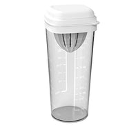 Thumbnail for Rotho 1043201100 Loft Shaker with various attachments and scale, food-safe plastic (PP) BPA-free, white/transparent, 1 l on sale
