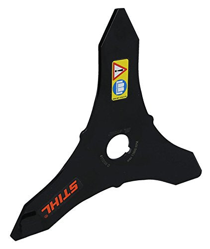 Stihl 41127134100 250 mm 3 Brush Blade Steel Blade with triple steel blade for thinning and removing tough, tangled grass, undergrowth and thorny bushes, Black on Sale