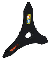 Thumbnail for Stihl 41127134100 250 mm 3 Brush Blade Steel Blade with triple steel blade for thinning and removing tough, tangled grass, undergrowth and thorny bushes, Black on Sale