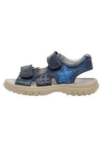 Thumbnail for Naturino DOCK-Sandalen aus Leder mit Klettverschluss, blau 27 im Sale