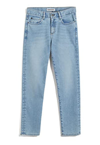 Thumbnail for ARMEDANGELS Damen Jeans Tapered Leg Low Waist Ankle Bio-Baumwoll Mix Comfort-Stretch CAYAA TARPA Boyfriend Fit 31 Light im Sale