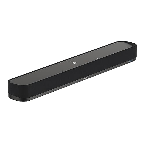 Sennheiser AMBEO Soundbar Mini – Immersives 3D-Audio für Fernsehen, Filme und Musik – Kompaktes Gerät mit leistungsstarken adaptiven Funktionen und vielseitigen Verbindungsmöglichkeiten im Sale