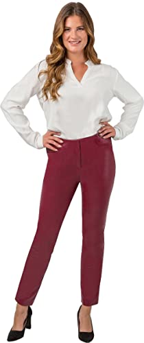 Stehmann Loli3-740-60208, schmale Schlupfhose aus veganem Leder mit vorderen Taschen im Sale