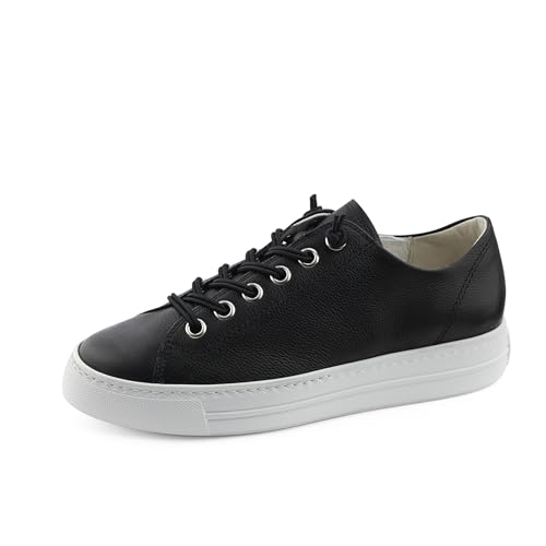 Paul Green Damen, Frauen Low-Top Sneaker,Turnschuhe,Laufschuhe,schnürschuhe,schnürer,Plateausohle,Halbschuhe,Schwarz (JA),38.5 im Sale