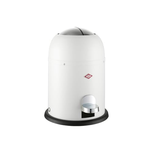 Wesco Mini Master Kosmetikeimer in der Farbe sand matt, pulverbeschichtetes Stahlblech, 6 Liter Volumen, Kunststoff-Einsatz, Fußtritt im Sale