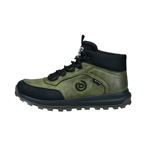 bugatti Herren Schnürstiefel, Männer Stiefel, Wechselfußbett,schnürung,Winterstiefel,Winterschuhe,uebergangsstiefel,dunkelgrün (7100),43 im Sale