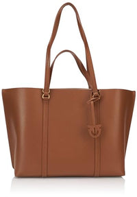 Thumbnail for Pinko Damen Carrie Shopper Big Pottaled Leder Tasche, H85q_gelb Sole-Antique Old im Sale