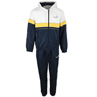 Thumbnail for Sergio Tacchini Unisex Binario Tracksuit, Navy/Amber Yellow, EU on Sale