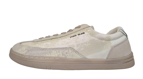 Stone Island Rock 79FWS0101 Herren-Sneakers, weißes Seil, elfenbein, 41 EU im Sale